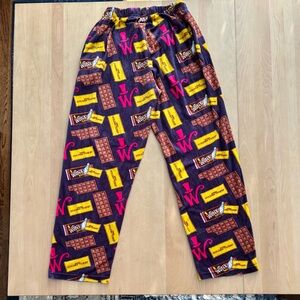 AEROPOSTALE WILLY WONKA & The Chocolate Factory Pajama Bottoms. Size Large